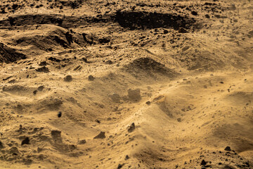 traces on sand