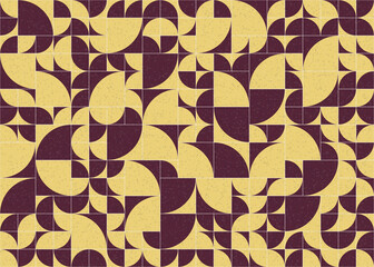 Abstract Geometric Pattern generative computational art illustration