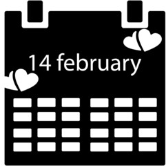 Happy Valentine's Day greeting banner. Top view on romantic composition with gift box and red case for ring. Beautiful backdrop with card and candles on wooden texture