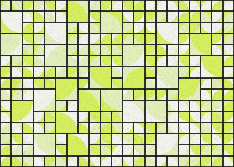 Abstract Geometric Pattern generative computational art illustration