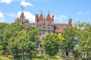 Fototapeta premium Boldt Castle on Heart Island USA New York