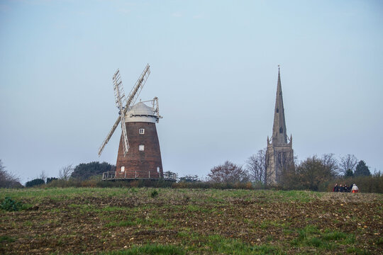 Windmill in Thaxted, Essex, UK, November 2020