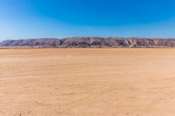 Fototapeta na wymiar Arabian desert landscape near Hurghada, Egypt