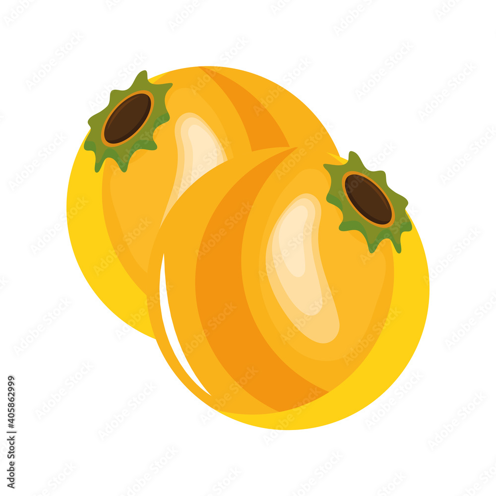 Poster lulo delicious fresh fruit nature icon vector illustration design