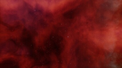 nebula gas cloud in deep outer space, science fiction illustrarion, colorful space background with stars 3d render
