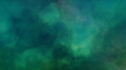 nebula gas cloud in deep outer space, science fiction illustrarion, colorful space background with stars 3d render
