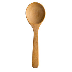 Wooden Spoon isolated on a white background.
