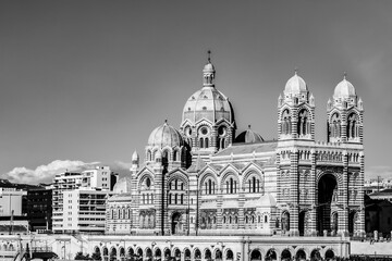 Fototapeta na wymiar marseille Cathedral of Saint Mary Major