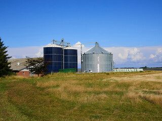 Farm grain silo