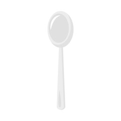 spoon kitchen cutlery element icon vector illustration design