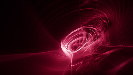 Abstract digital technology background. Dynamic lines composition. Detailed generative fractal graphics.