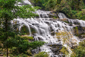 Mae Ya waterfall at Doi Inthanon national park, Chom Thong District,Chiang Mai Province, Thailand
