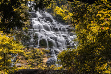 Mae Ya waterfall at Doi Inthanon national park, Chom Thong District,Chiang Mai Province, Thailand
