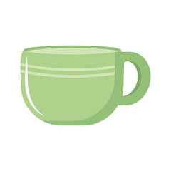 well cup kitchen utensil element icon vector illustration design