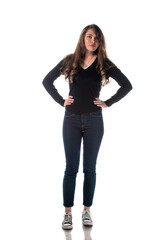 Attractive trendy woman