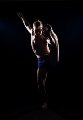 Artistic modern dancer