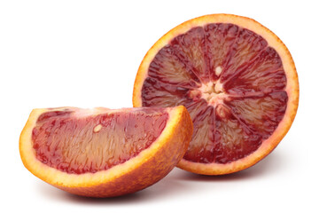 Red blood orange fruit