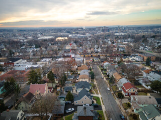 Aerial of Bogota New Jersey 
