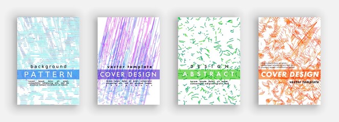 Covers design. Colorful art. Background abstract patterns.