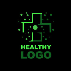 Medical Coat of Arms Logo Design Vector