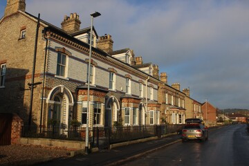 Distinctive housing, Percy Road, Pocklington, East Riding of Yorkshire.