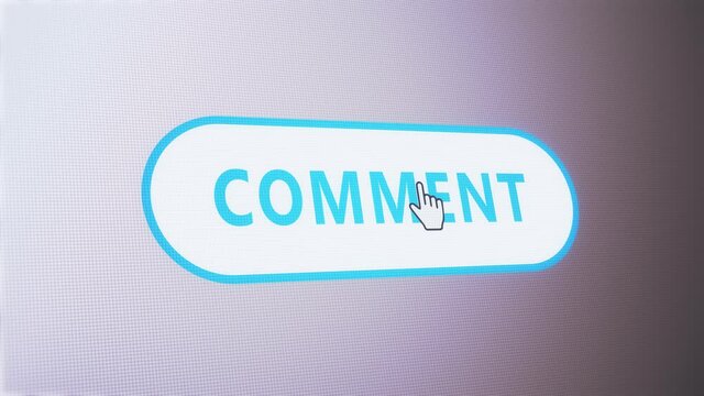 Comment  icon button text click mouse label tag animation