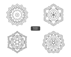 Vector pattern for currency, certificate or diplomas, decorative elements. Beautiful Deco Circle (Vector), Patterned design, Vector illustration.