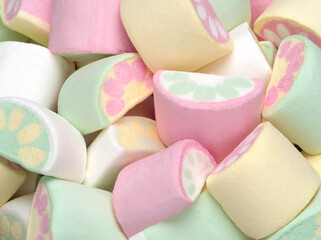 Marshmallow background.