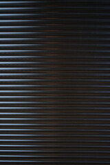 Obraz premium Black iron tin fence lined background. Metal texture