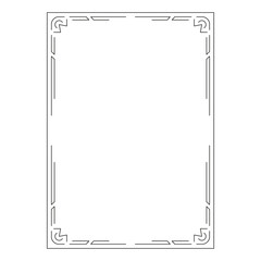 image, decorative ornamental frame, original design