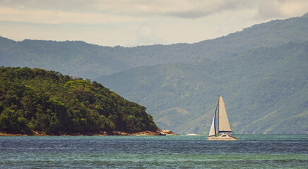 sailboat in the bay