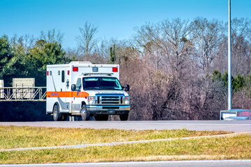Generic Ambulance On Roadway