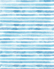 Striped background in grunge style.Watercolor hand painted background for craft projects.