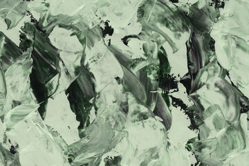 Modern contemporary acrylic background. Colorful texture made with a palette knife. Abstract painting on paper. Mess on the canvas.