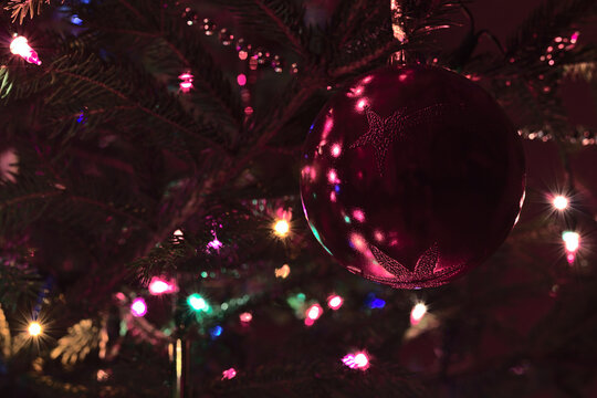 Christmas decorations with light illumination
