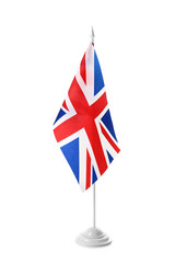 small british flag isolated