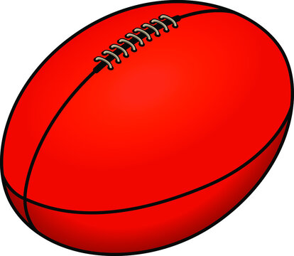 An Australian Rules Football.