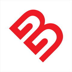 letter b labyrin logo design