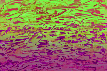 Modern contemporary acrylic background. Colorful texture made with a palette knife. Abstract painting on paper. Mess on the canvas.