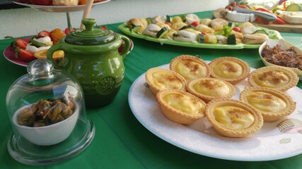 Pastry and tea