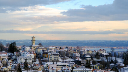 Schneelandschaft Heiden Schweiz
