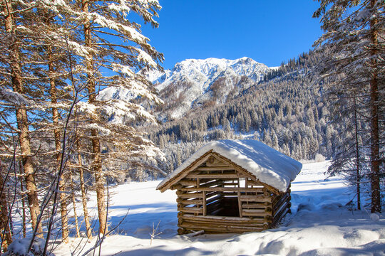 Winterlandschaft in Kleinarl am J&auml;gersee