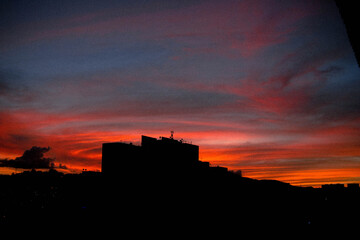 Obraz premium Ocaso en el Oeste de Caracas, Venezuela