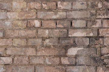 Brick wallpaper, texture. Background for creative design. detail, exterior