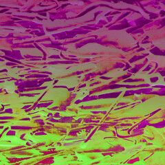 Modern contemporary acrylic background. Colorful texture made with a palette knife. Abstract painting on paper. Mess on the canvas.