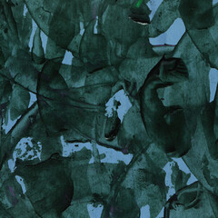 Modern contemporary acrylic background. Colorful texture made with a palette knife. Abstract painting on paper. Mess on the canvas.