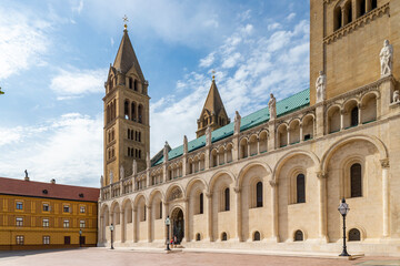 Fototapeta premium Cathedral in Pecs, Baranya County, Hungary