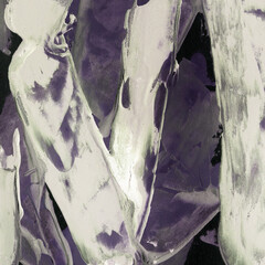 Modern contemporary acrylic background. Colorful texture made with a palette knife. Abstract painting on paper. Mess on the canvas.