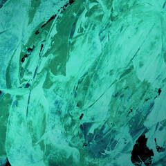 Modern contemporary acrylic background. Colorful texture made with a palette knife. Abstract painting on paper. Mess on the canvas.