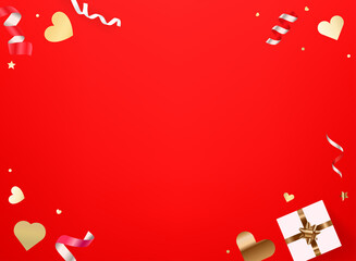 Happy Valentines Day vector background